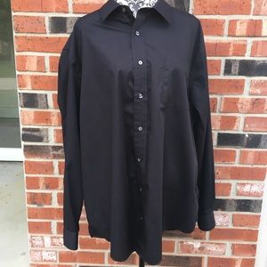 Men’s George Black Buttondown. Size 2X